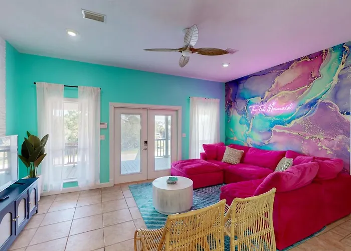 The Mermaid- Newly Refreshed Home, Steps To Shore, Dogs Ok * Gulf Shores